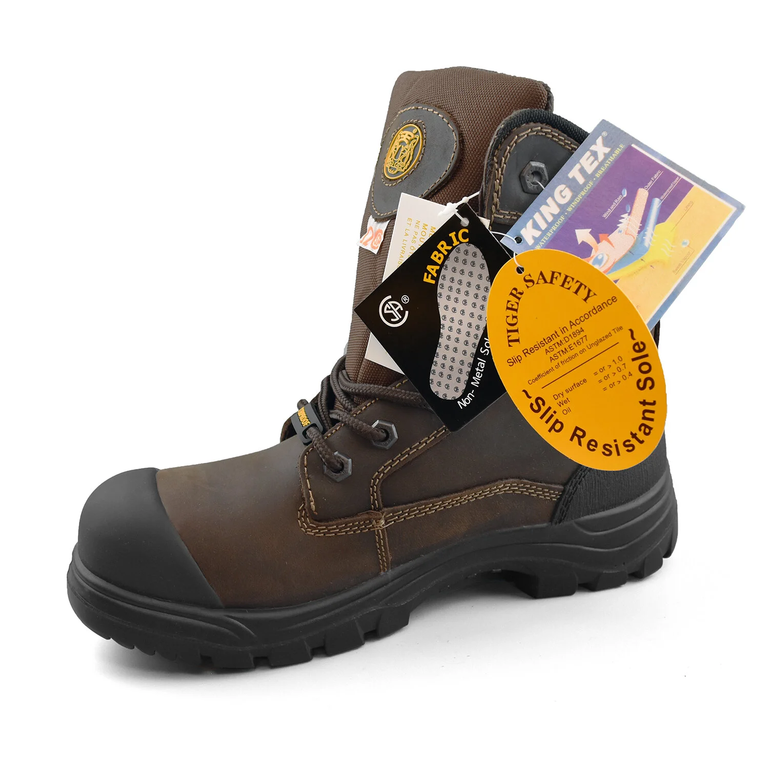 Tiger Men's Safety Boots Steel Toe Waterproof CSA Approved